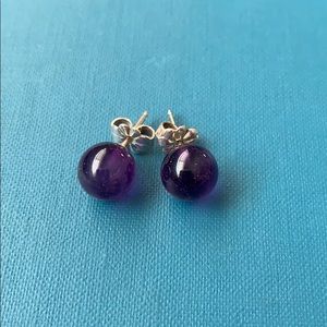 Tiffany & Co Amethyst Stud Earrings
